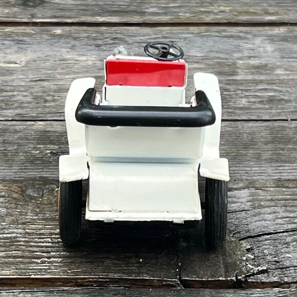 Vintage Bandai Japan Tin Toy Push Friction Car Sign of Quality - Picture 10 of 12